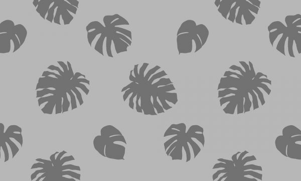 naklejka na szybę tropikalne liście