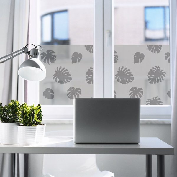 naklejka na szybę liście