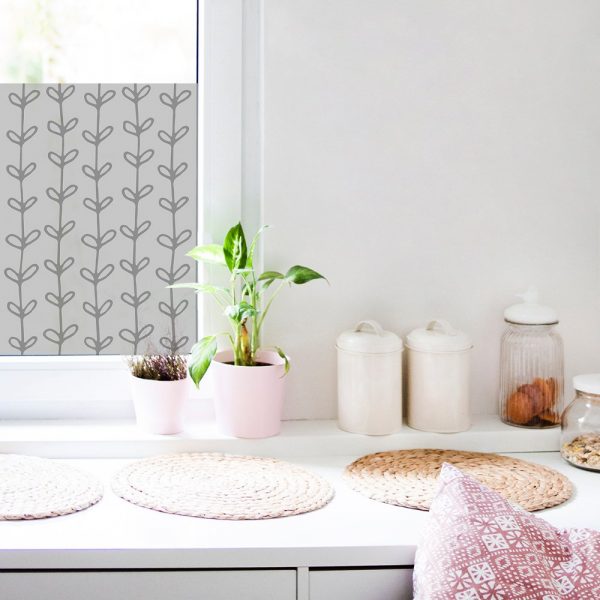 naklejka na okno łodygi