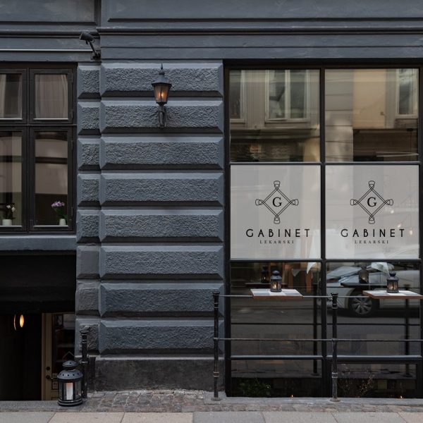 naklejka na szybę gabinetu lekarskiego