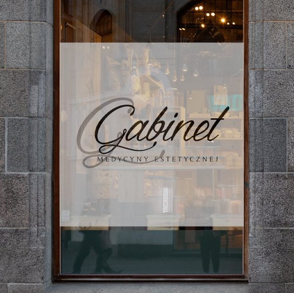 okleina okienna do gabinetu medycyny estetycznej