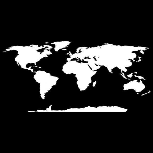 naklejka z mapą do pokoju dziecka