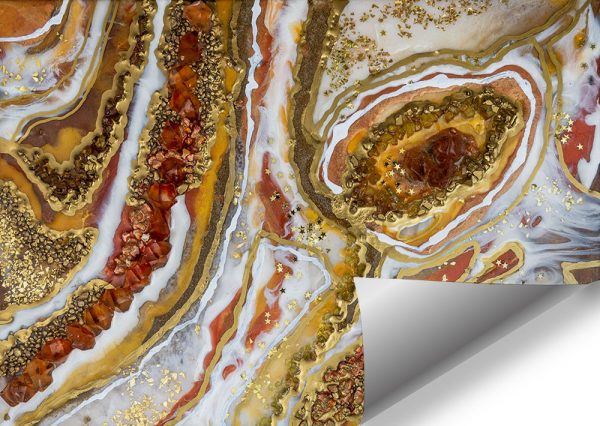 fototapeta z motywem sztuki z żywicy