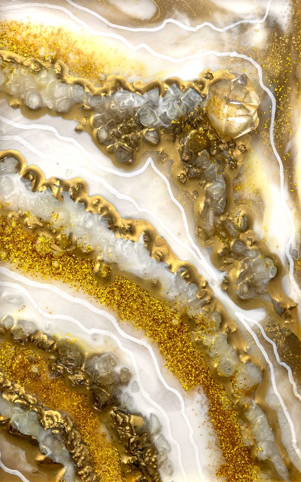 fototapeta z brązową abstrakcją