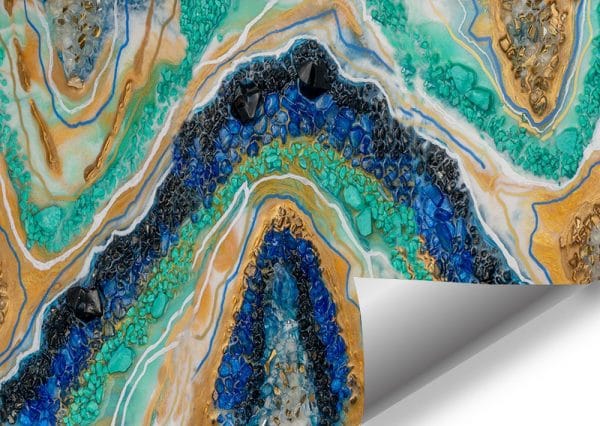 fototapeta przedstawiająca żywiczną sztukę