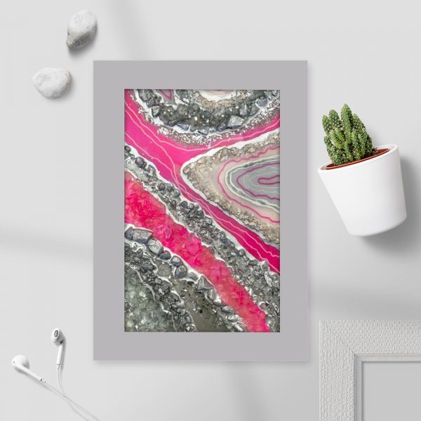 różowa dekoracja jako plakat