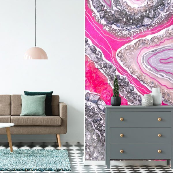 dekoracja żywiczna jako tapeta