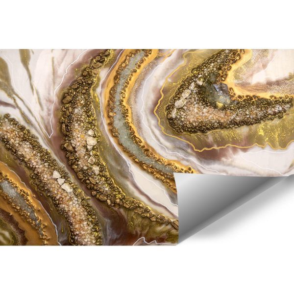 fototapeta ścienna jako żółta ozdoba