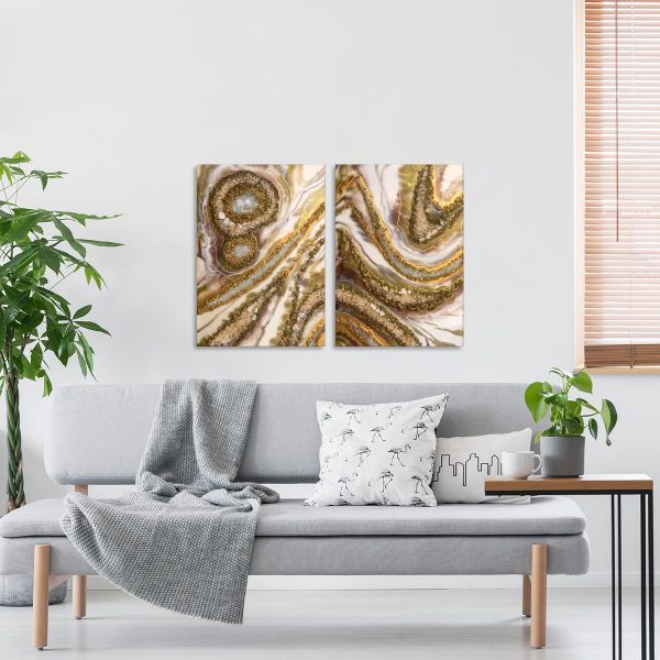 żółty dyptyk jako obraz