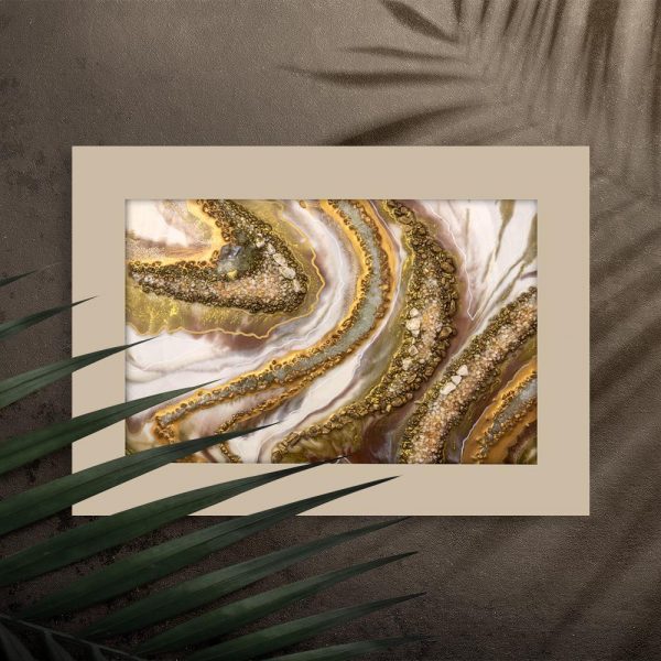 pozioma dekoracja beżowa