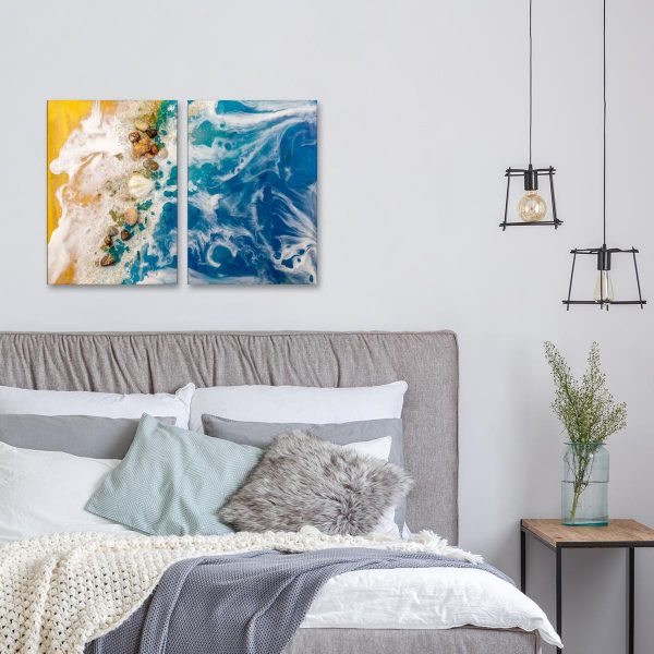 morski dyptyk jako dekoracja