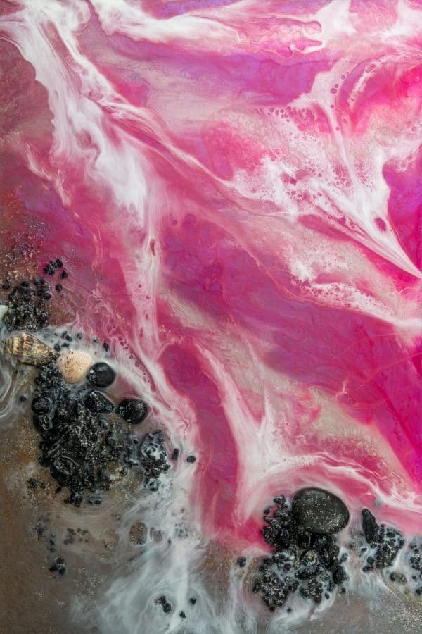 żywiczna tapeta resin art