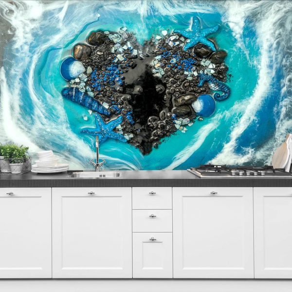 tapeta z motywem żywicznym