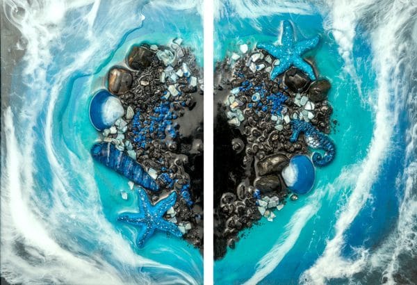 obraz z motywem żywicznym