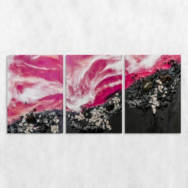 ścienna dekoracja resin art
