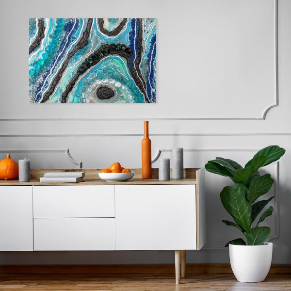 obraz z sztuką żywiczną