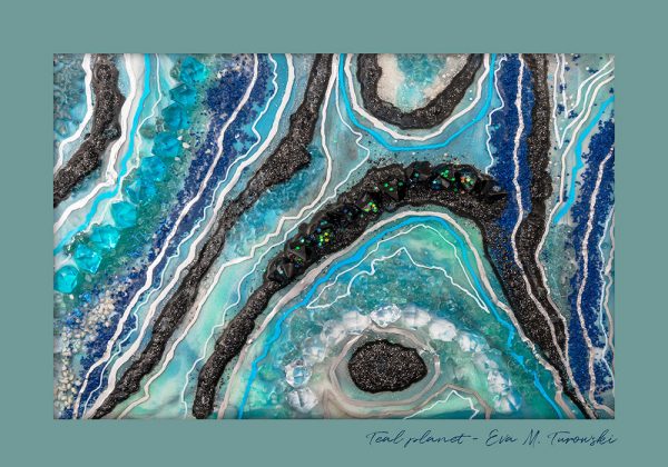 plakat z abstrakcją