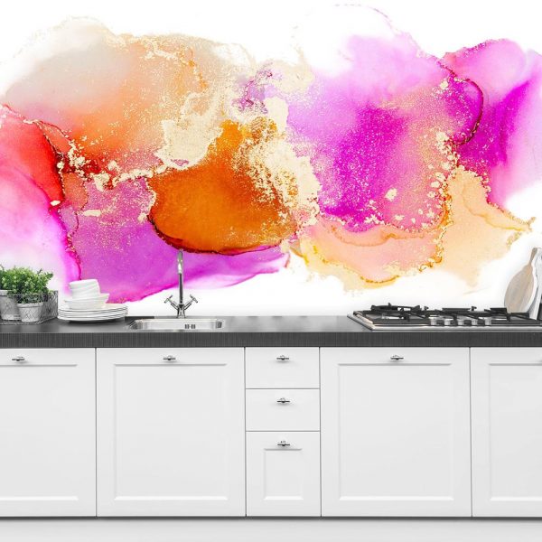 Ścienna dekoracja akwarelowa - tapeta