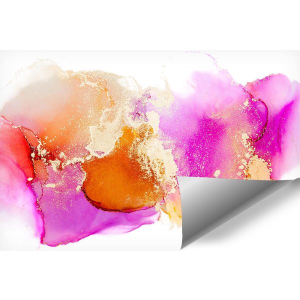 Fototapeta z akwarelami i plamami