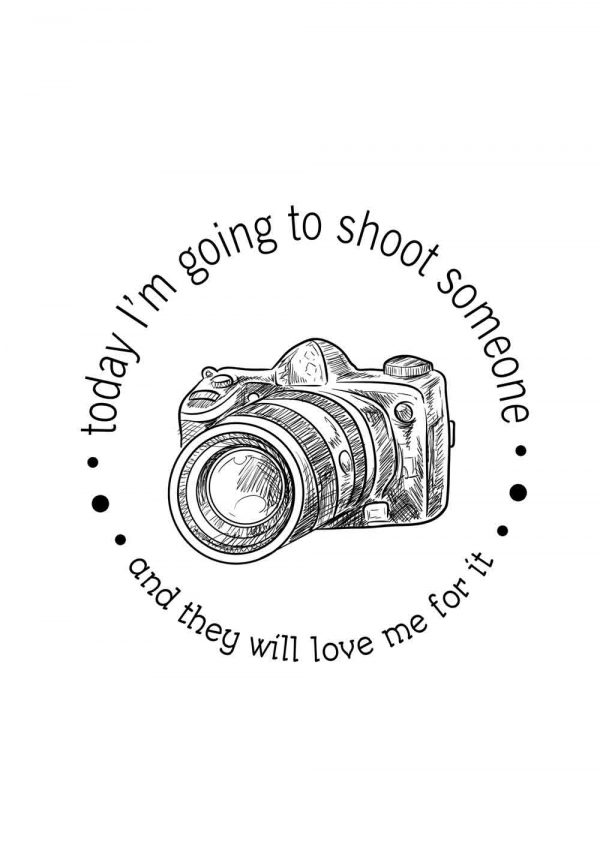 plakat z motywem fotografii