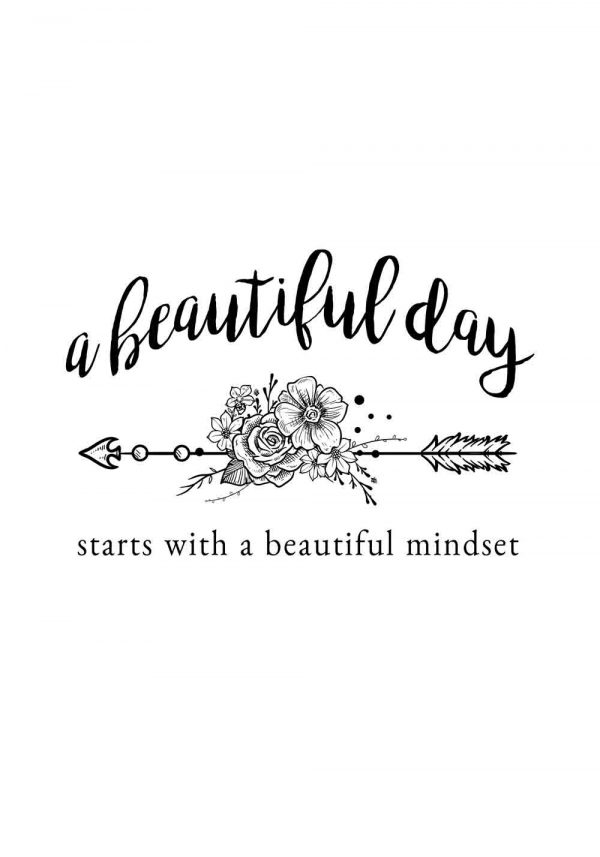 plakat z motywem kwiatów