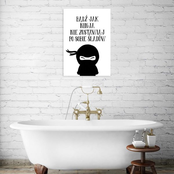 plakat do toalety
