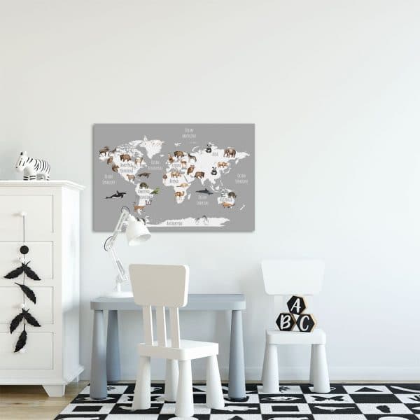 dekoracja szara jako obraz