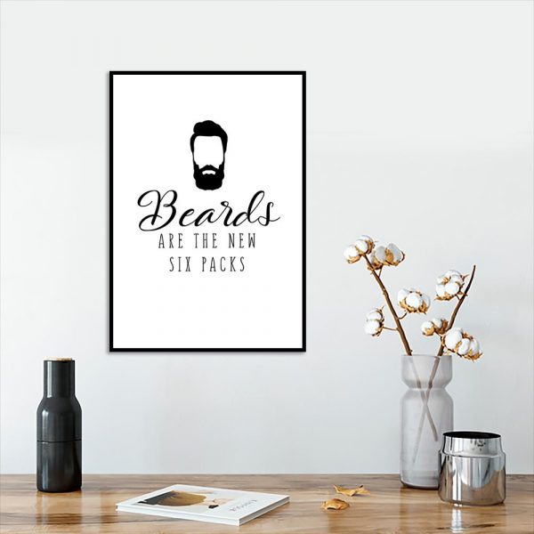 obraz o pięknej brodzie