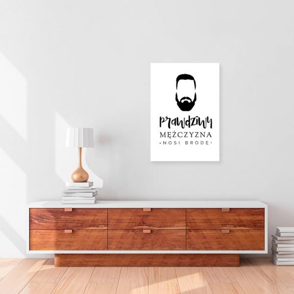 dekoracja dla barbera jako obraz