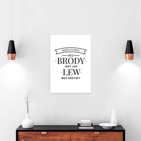 obraz motywem brody