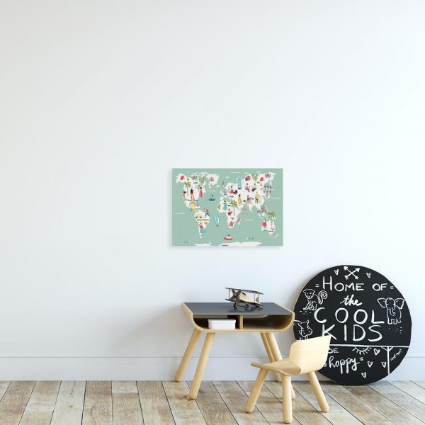 obraz ścienny miętowy