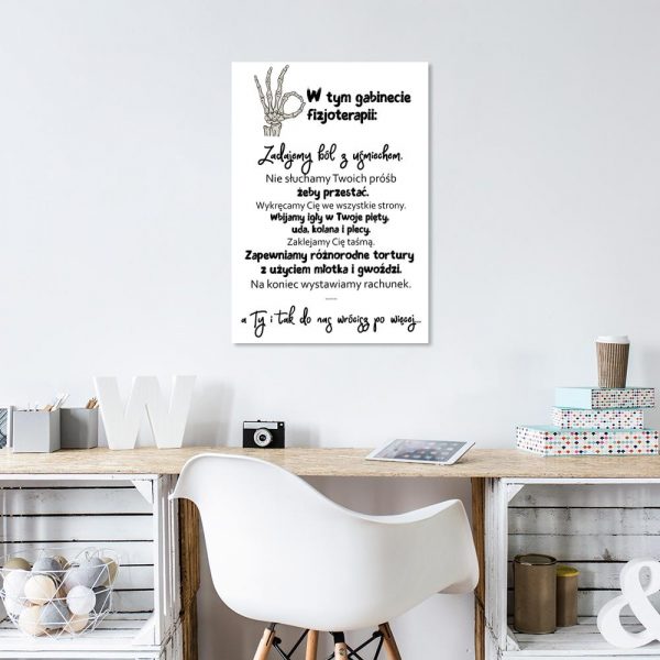 dekoracja jako obraz ścienny do gabinetu