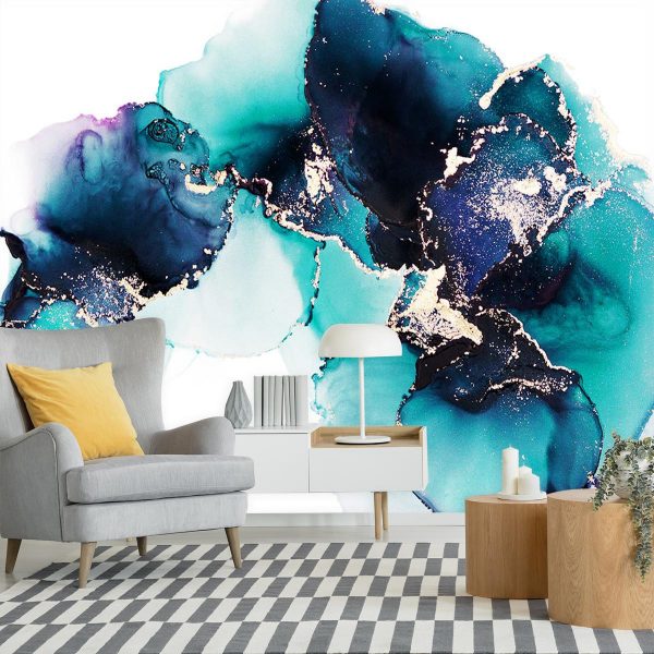 Dekoracja na ścianę z abstrakcją