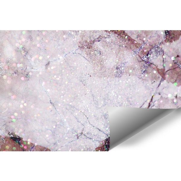 Różowy marmurek na tapecie