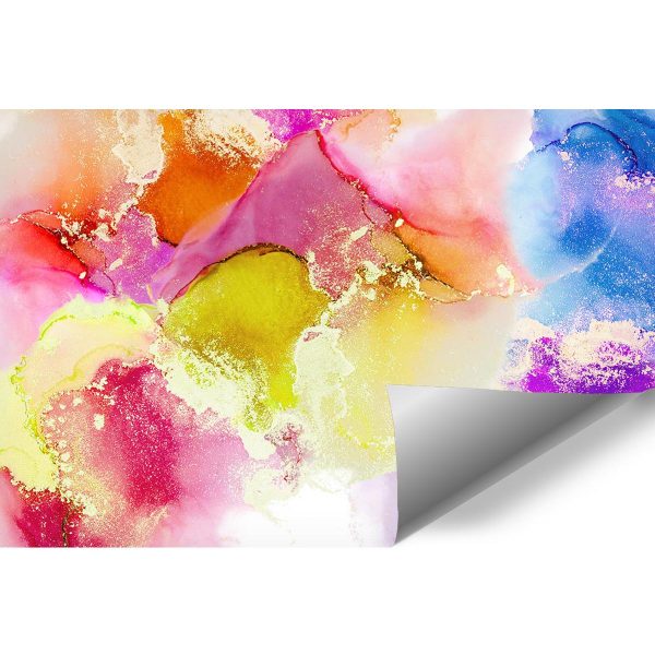 kolorowa fototapeta z plamami