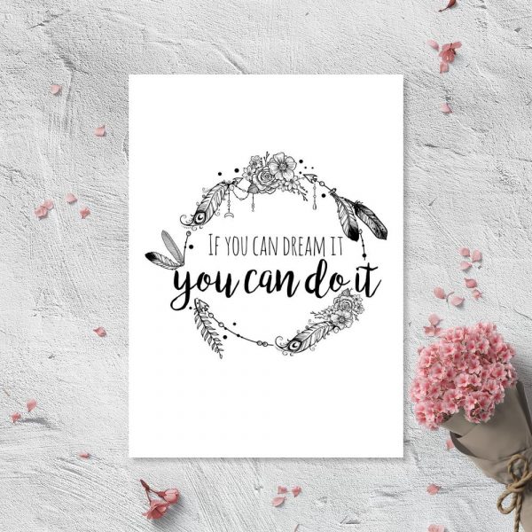 dekoracja motywująca