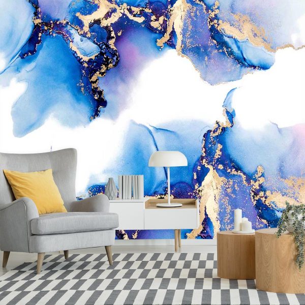 Dekoracja jako wodne plamki