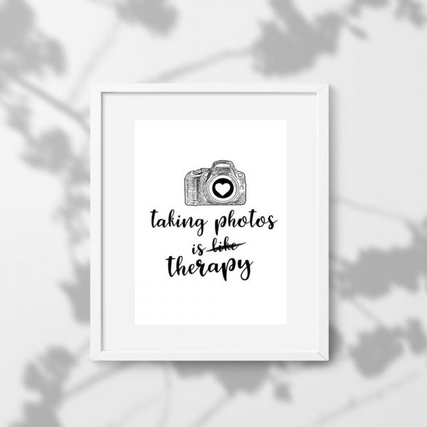 motyw napisu o robieniu zdjęć