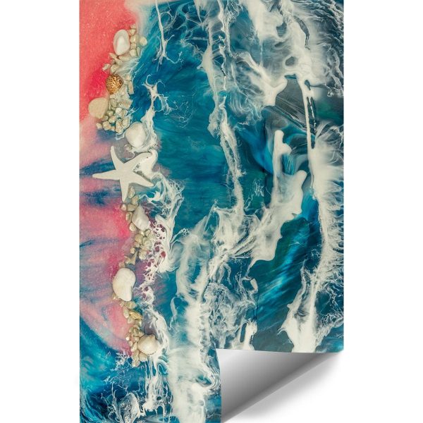 Fototapeta resin sea -dekoracja do przedpokoju