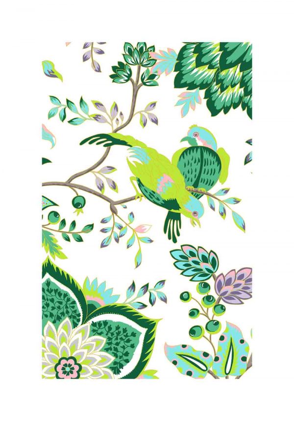 Dekoracja papierowa z ptaszkami