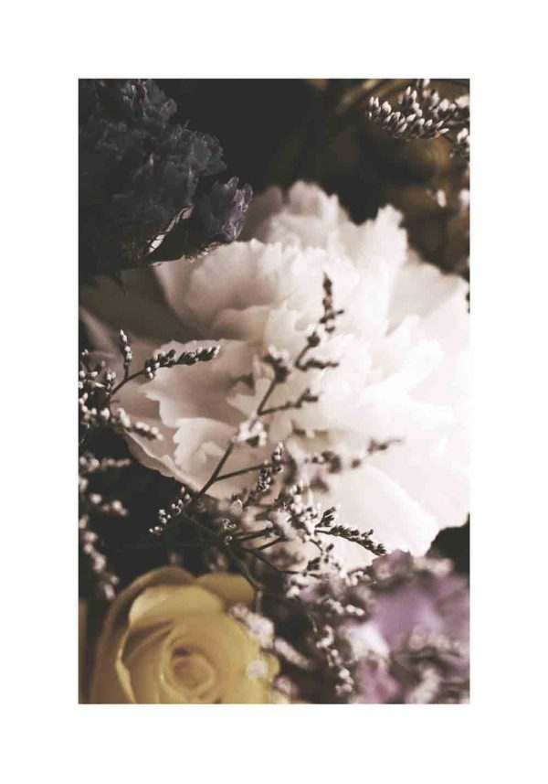 plakat przedstawiający kwiaty