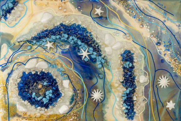 fototapeta żywiczna reprodukcja z gwiazdami