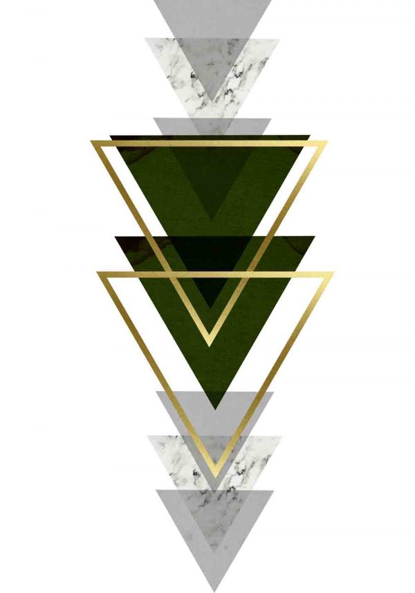 plakat z marmurowymi kwadratami