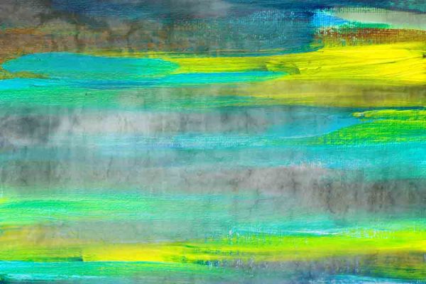 plakat z plamkami farby