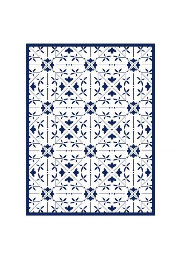 plakat z motywem kafelek