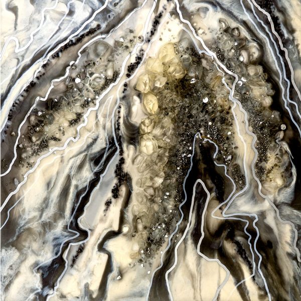 fototapeta kompozycja malarska żywicą abstrakcja