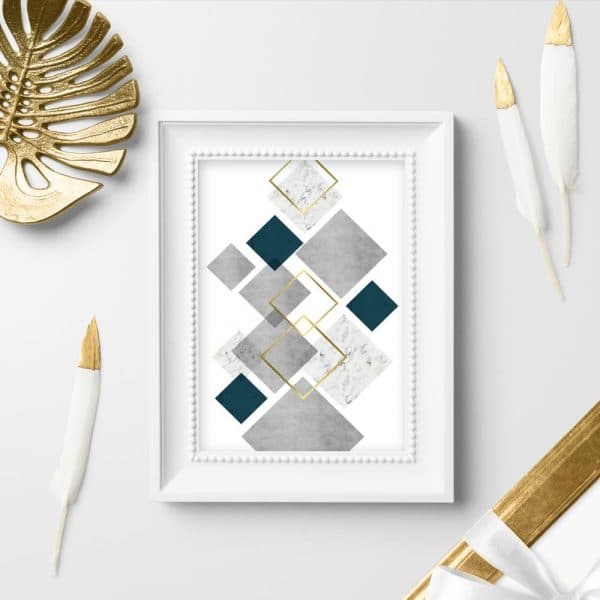 plakat geometryczny