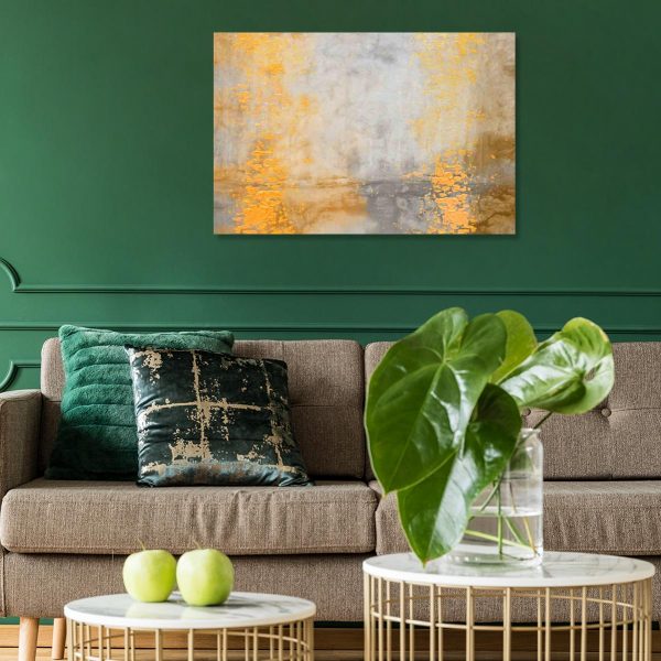 obraz z motywem pociągnięć pędzla