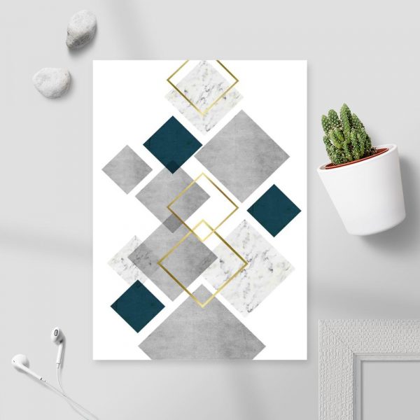 plakat z marmurem