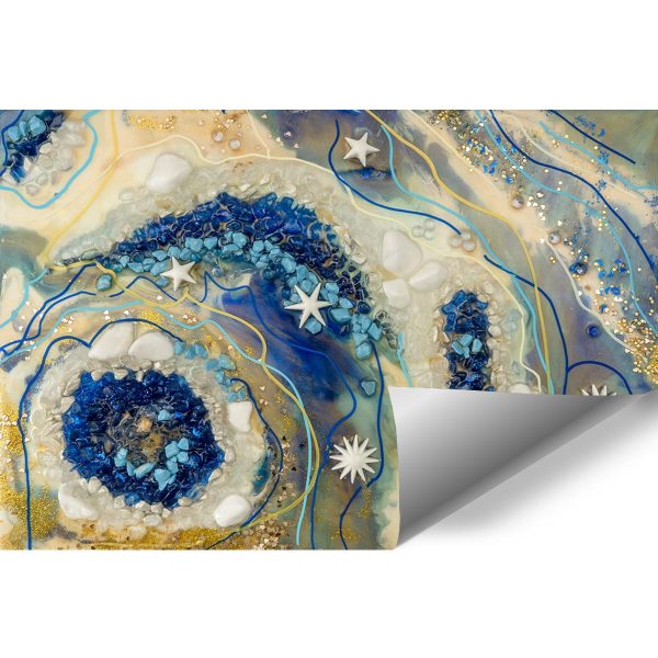 sztuka żywicy na fototapecie